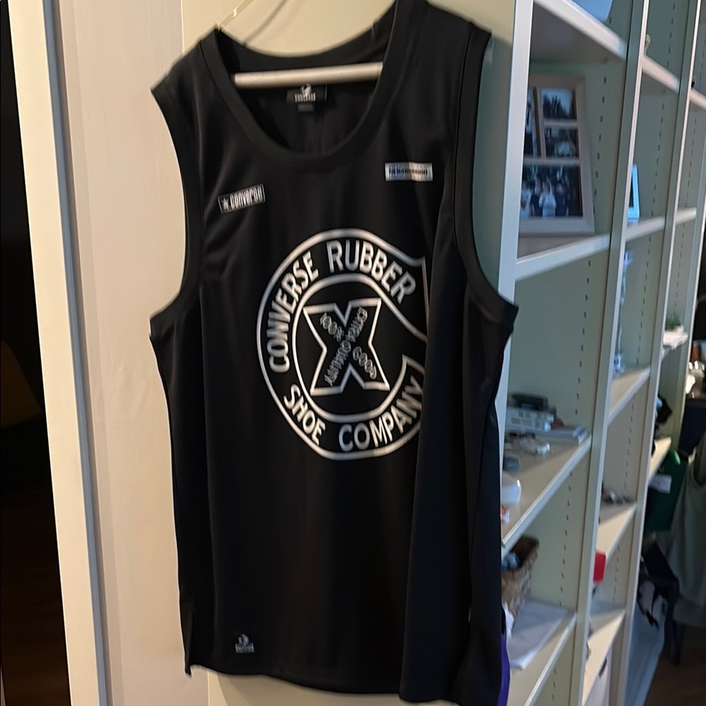 Converse Black Graphic Tank Top
